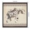 Boho Elephant I Neutral by Wild Apple Portfolio 16-in. W x 16-in. H. Canvas Wall Art Print Framed